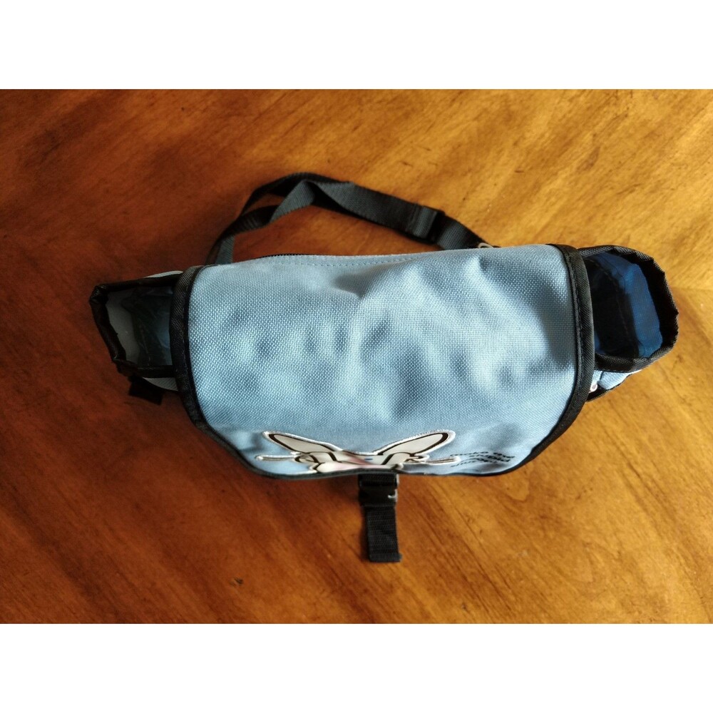 Vtg Y2K Happy Bunny Messenger Bag Jim Benton Make Stupid People Shut Up Clean - Picture 8 of 16